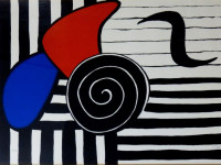 ALEXANDER CALDER - USA - HELICE - LITOGRAFIA - 75 x 110 cms - 1969